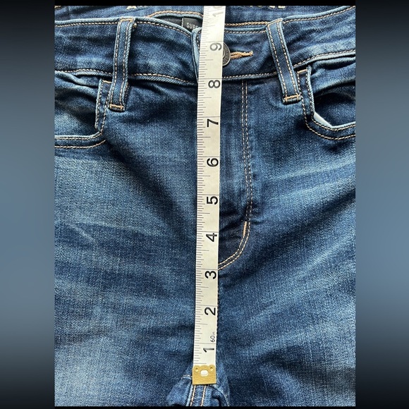 American eagle otfitters super stretch medium wash whiskered skinny jeans 4 Long - Picture 10 of 11